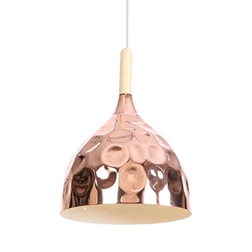 Éclairage de lustre à cordon réglable HNVBDOPAE, plafonnier suspendu or rose moderne 22 cm