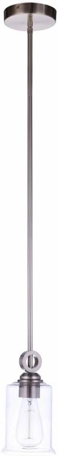 Craftmade Romero 1 Light Mini Pendant Brushed Polished Nickel