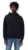 Madewell Men's The McCarren Midweight Hoodie Sweatshirt, Obsidian Blue, XL