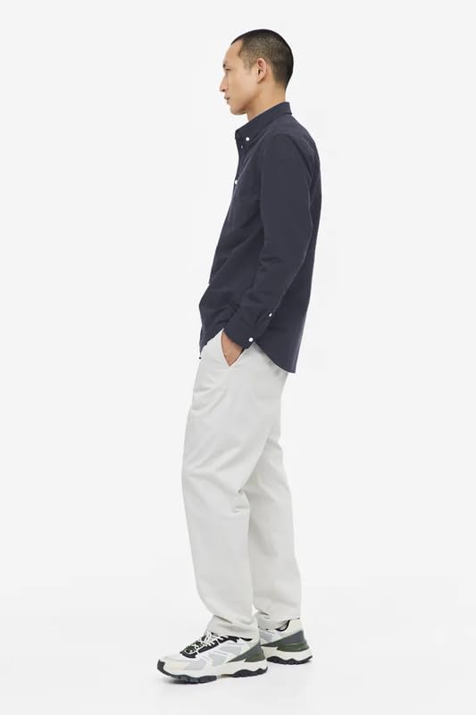 Image of BE ACTIVE Men's Oxford Cotton Lycra Casual Shirt || Men Stylish Shirt || Full Sleeves || Simple Shirt for Men || Timeless Style & Comfort
