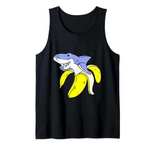 Shark Banana Tank Top