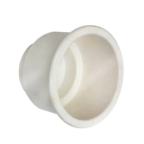 Portavasos plástico blanco para carros 4 unidades miniatura 3