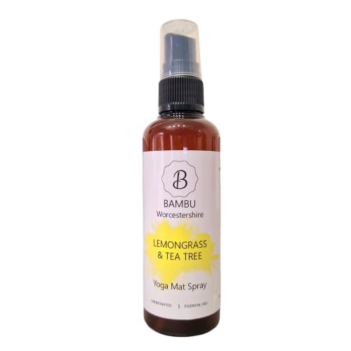 Yoga Mat Spray Lemongrass & Tea Tree 100ml / Yoga Aromatherapy Spray/Antibacterial Tea Tree/Yoga Mat Spritz / 100% Natural Essential Oils/Yoga Spray