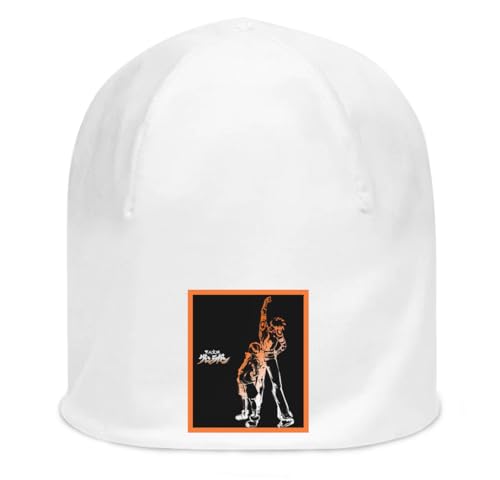 Bonnet unisexe en coton extensible Anime 251 blanc : confort thermique et élasticité maximale