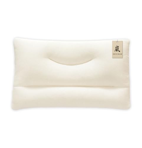 ZENURAH Organic Buckwheat Pillow – Firm Neck Support &