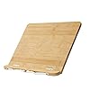 Asotagi Draagbare Verstelbare Hout Leesstandaard Rest Tablet Thuis Studie Kamer Bamboe Leesrek Opvouwbare Boek Houder…