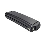 【𝗕𝗔𝗦𝗜𝗖 𝗣𝗔𝗥𝗔𝗠𝗘𝗧𝗘𝗥𝗦】Primary dimensions:382*111*63mm(15*4.37*2.48inch)!This e-bike battery pack is 48V 14Ah 672Wh,built in top A grade 3500mAh lithium-ion cell,composed Type:13Series 4Paralles(13S4P),recharge-cycle life up to 800+ times; Charging port:D...