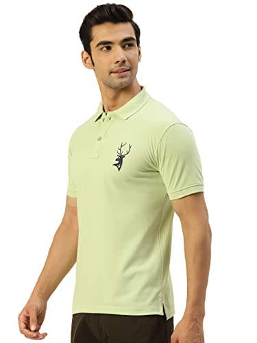 Image of CHKOKKO Men's Cotton Regular Fit Half Sleeves Polo T-Shirt