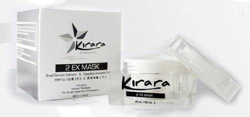 Kirara 2 EX MASK Snail Serum Extract & DeepSea Seaweed Extract 1.0 OZ