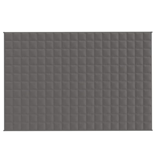 Manta pesada gris para dormir suave y transpirable 9 kg 3