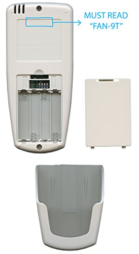 Anderic Replacement Fan-9T With Fan Timer Key Thermostatic Remote Control For Hampton Bay Ceiling Fans - Fan9T (Fcc Id: L3Hfan9T, Pn: Fan9T) #TOP3