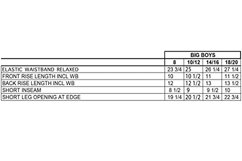 North 15 Boy's Athletic Basketball Shorts with Side Pockets (8-18)2