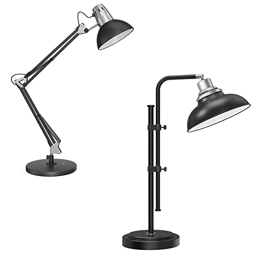 Lepower Metal Desk Lamps, Adjustable Table Lamps With On/Off Switch, Eye-Caring Reading Lamp For Office Living Room Dorm #TOP21