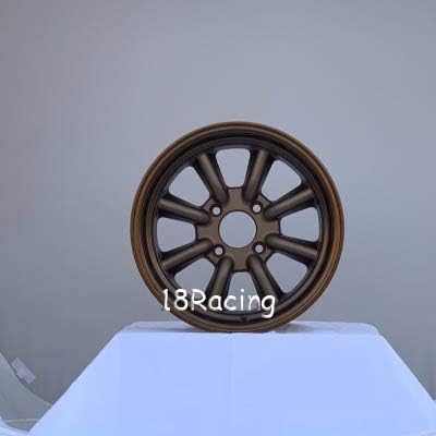 4 PCS ROTA RKR WHEELS 15X8 PCD:4X114.3 OFFSET:0 HB:73 SPEED BRONZE
