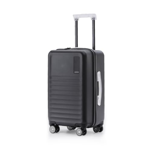 MOKOBARA Aisle Trunk Cabin Trolley Bag 55.5cm 40L Black | Lightweight Polycarbonate Hardshell Frosted Hardware YKK Zippers TSA Lock 360° 8 Silent Ninj