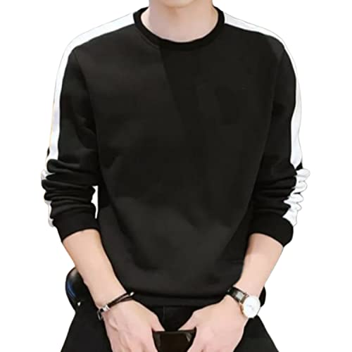Image of Men's Full-Sleeves Round Neck T-Shirt- Soft and Comfortable