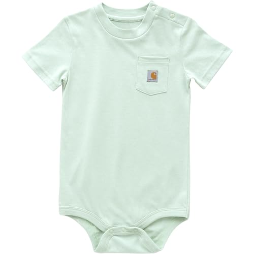 Image of Carhartt Unisex Baby, Short-sleeve Bodysuit Pocket T-shirt