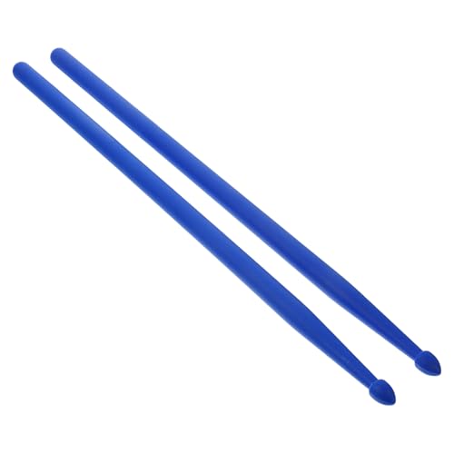 Levemolo - Baquetas de nylon para percusión, par de baquetas ligeras y portátiles para práctica y actuación, color azul, tamaño 5A miniatura 6