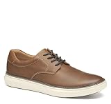 Johnston & Murphy Men's McGuffey 2 Plain Toe Lace Up Dress Casual Shoe, Tan Full Grain, 11 M