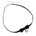 AnVei-Nao Vintage Lolita Cosplay Gothic Black Velvet Bow Bell Choker Necklace