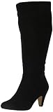 Bella Vita Botas Corinne Plus para mujer, Gamuza negra, 37.5 EU