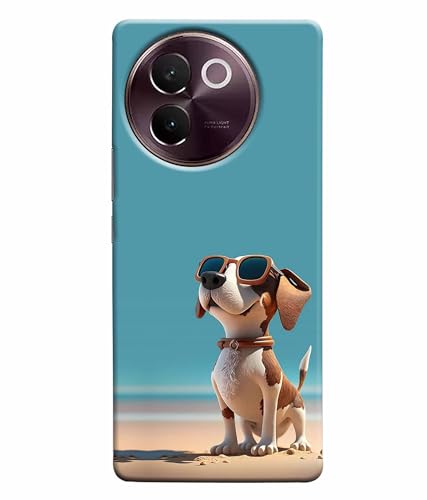 Image of Cute Pet Dog Lover Printed Hard Back Case Cover & Compatible for Vivo V30E 5G | V2339 (Multicolor) - D1814