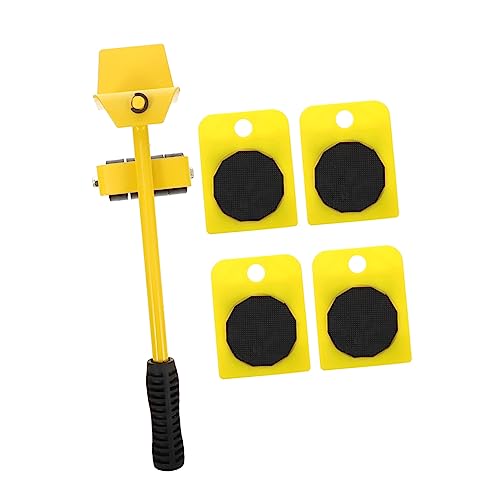 iplusmile 5pezzi Attrezzi Per Sollevamento Mobili Con Cursori e Asta Di Sollevamento Per Mobili Pesanti e Elettrodomestici