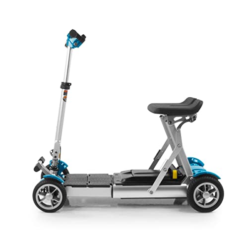 EV Rider Gypsy Ultralight (Weighs only 37Lbs) Collapsible 4-Wheel Mobility Scooter - Ocean Blue - Thumbnail 3