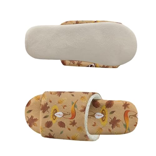 chaqlin Christmas Indoor Slippers for Women Fall Lightweight House Bedroom Open Toe Slide Slipper Shoes3