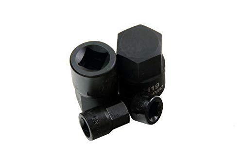 US PRO 9PC 1/4 3/8'' DR Stubby Impact HEX BIT SOCKETS B1434, Variety Pack - Image 3