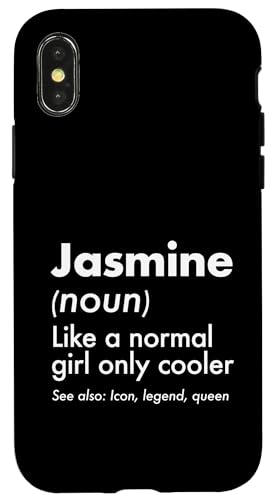 Jasmine Like A Normal Girl Only Cooler Queen ���O �X�}�z�P�[�X iPhone X/XS �p