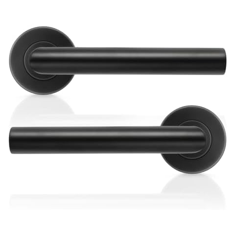 Probrico Matte Black Internal Door Handles Cover