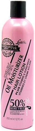 لوشن شعر بينك مرطب بالزيت من لوسترز، اصلي، 12 اونصة