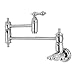 Kingston Brass KS3101AL Pot Filler, Metal Lever Handle, Polished Chrome