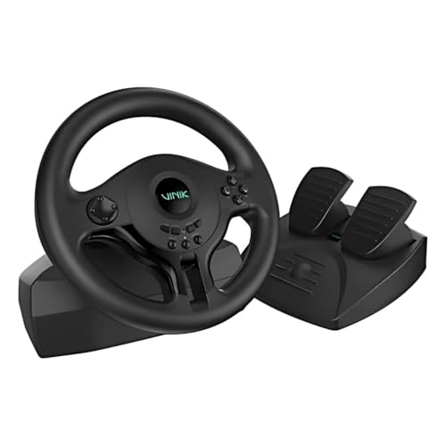 VOLANTE GAMER COM PEDAL GW180 VINIK PARA PC / PS4 / XBOX/SWITCH