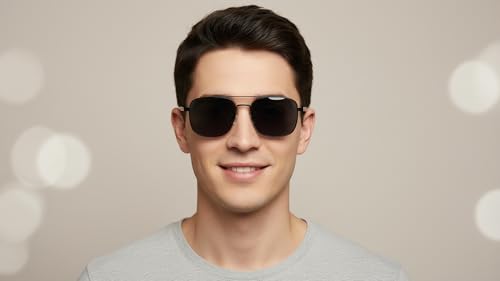 Image of Dervin UV Protected Square Sunglasses for Men and Women