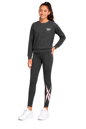 Conjunto de pantalones para niñas Reebok ropa deportiva transpirable 2 piezas