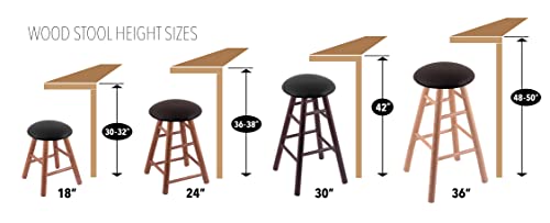 Maple Counter Stool in Dark Cherry Finish with Graph Cork Seat