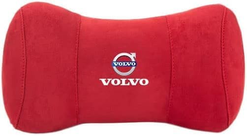 2 Stukken Voor Volvo S60/S90/XC60/XC90/XC40 Auto Nekkussen Rugkussen Hoofdsteun Lendensteun Kussen Orthopedische Autostoel Neksteun Lendenkussen Brown 2397507100