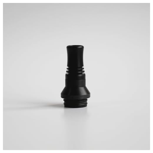 WratryParts 810 Tips 9 Holes Long Drip Tip Prevent Eliquid Mouthpieces For 810 Thread RTA RDA Subohm Tank (Black Black)