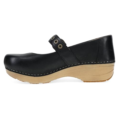 Image of Dansko XP 2.0 Mary Jane Clogs for Women - Slip-Resistant Leather Shoes with Arch Support, Removable Footbed, and Adjustable Strap - Ideal for Teachers & Service Professionals