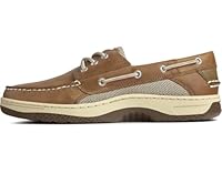 SPERRY Mens Billfish 3-Eye Wide Leather Boat Shoe, Dark Tan, US 10.5