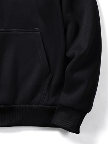 Image of Floerns Men's Graphic Print Long Sleeve Drawstring Hoodie Pullover Sweatshirt
