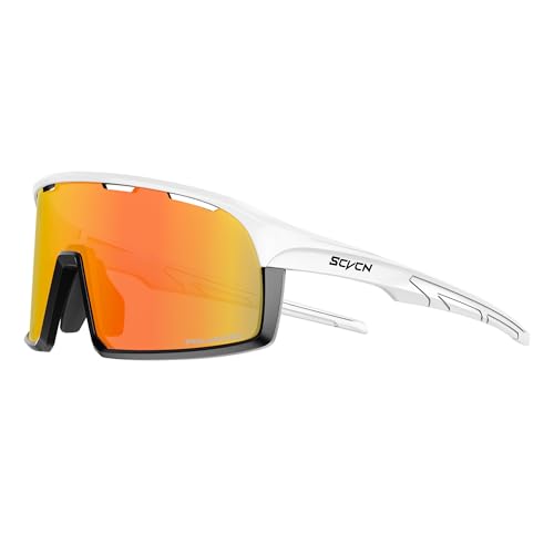 SCVCN Polarized Cycling Glasses Sports Sunglasses Men Women MTB Bicycle UV400 Protection Running Mountain Bike Baseball Biking Goggles Riding BMX Fishing Running Riding Golf Driving Softball 504