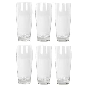 Arcoroc – Professional Willi cups, 6 pieces, beer glass, water glass or juice glass, calibrated up to 0.4 l