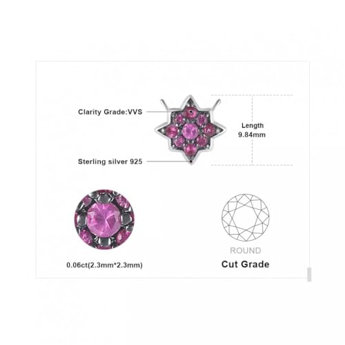 Collier en argent 925 rubis rouge pour rayonner en soirée - 3