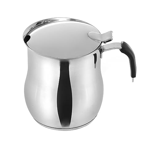 KASANOVA Bollilatte 1 litro con coperchio, per induzione e tutti i piani cottura