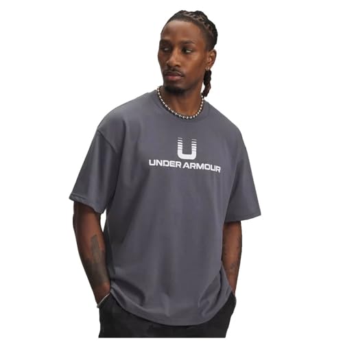 T-shirt Under Armour HWT U Logo respirant en coton lourd M