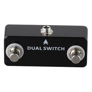 [DUAL MOMENTARY FOOTSWITCH]: for MOSKY guitar effect pedal designed for anywhere a dual momentary footswitch is needed, this full metal shell foot switch delivers reliable performance for guitarists seeking precise control over their effects chain du...