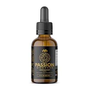 Womens Libido Booster Drops | African Mango for Female Specific Arousal | Passion Goddess | Enhance Desire Boost Intimacy and Wellness Supplement Support